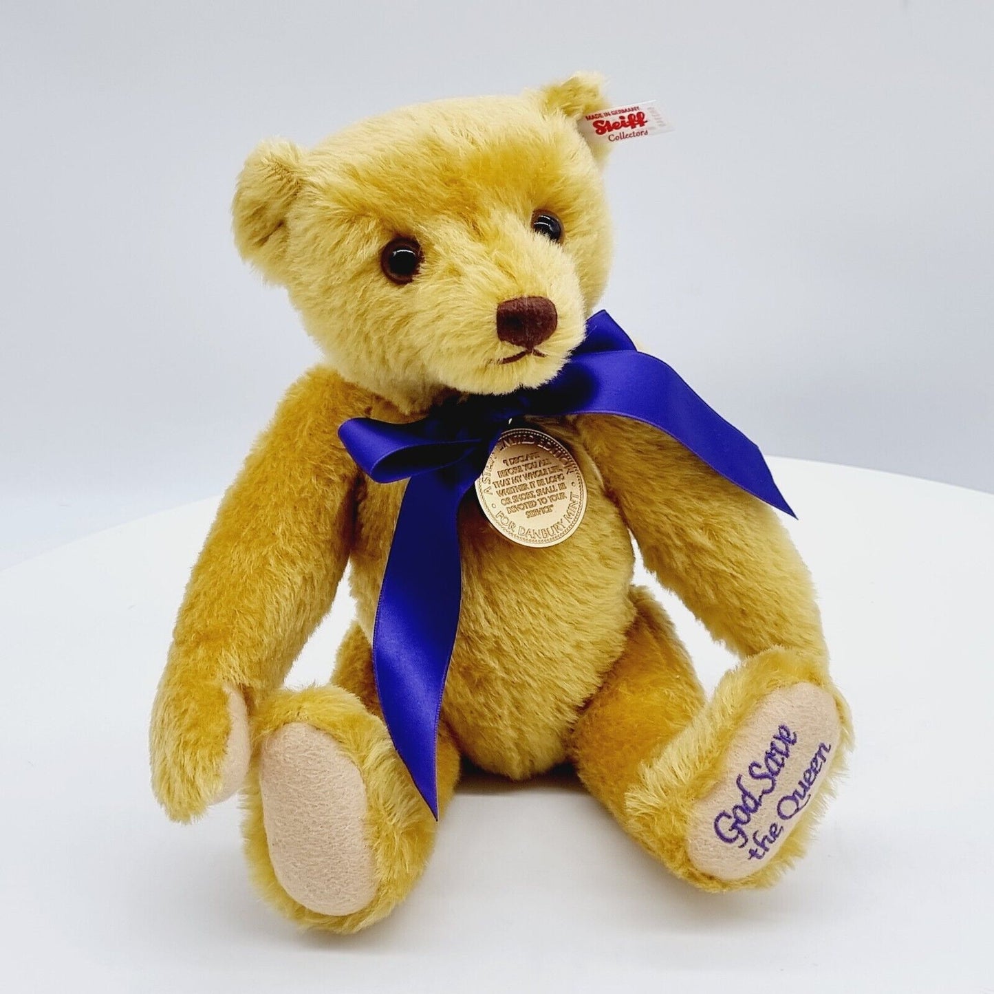 Steiff 663345 God save the Queen Teddybär Zeitlimitierung aus 2015 32 cm Mohair