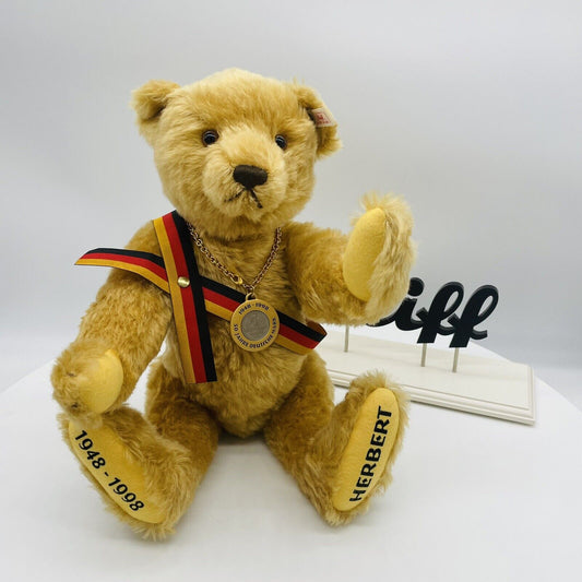 Steiff Teddybär Herbert 655395 limitiert 1500 aus 1999 45cm Mohair