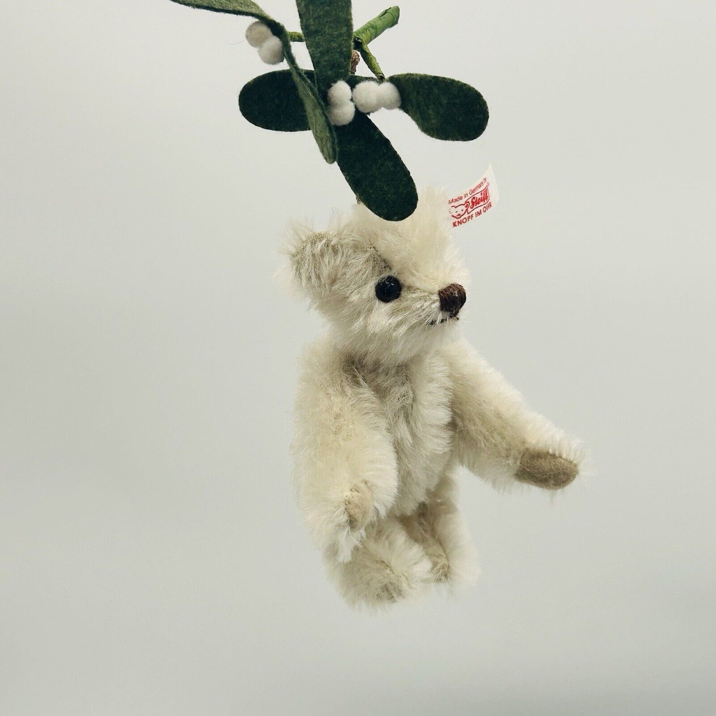 Steiff 037610 Teddybär Ornament mit Mistelzweig 10 cm limitiert 5000 10 cm