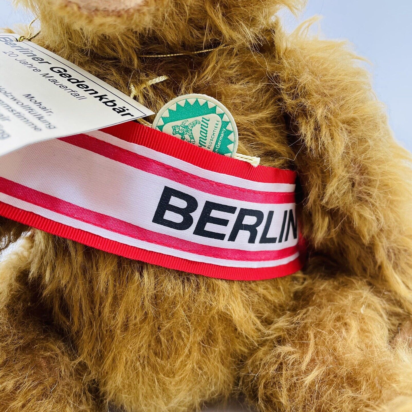 Hermann Coburg Teddybär Berliner Gedenkbär zum Mauerfall limitiert 200