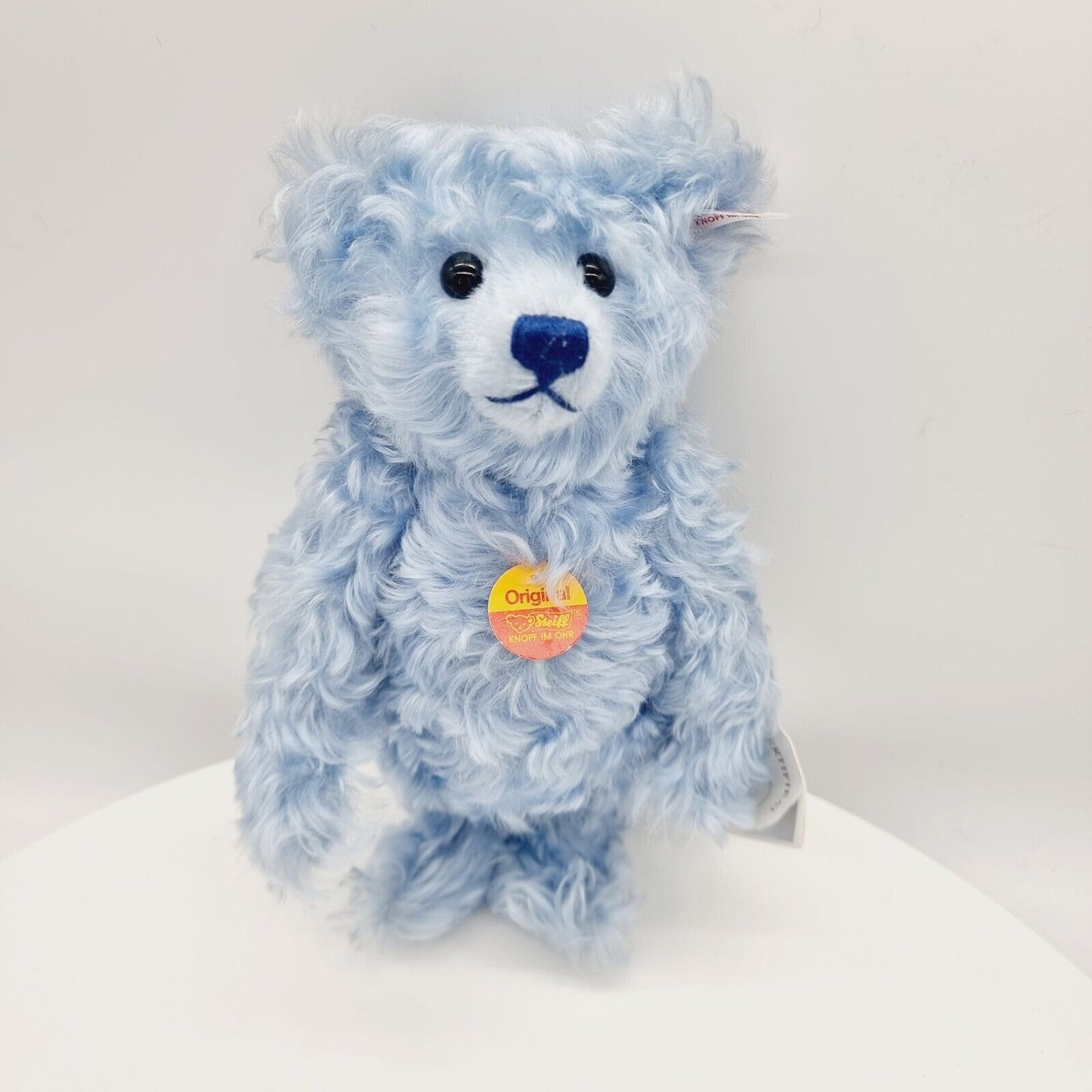 Steiff 670725 Teddybär Wasser Mohair hellblau 32 cm limitiert 2000 Jahr 2001