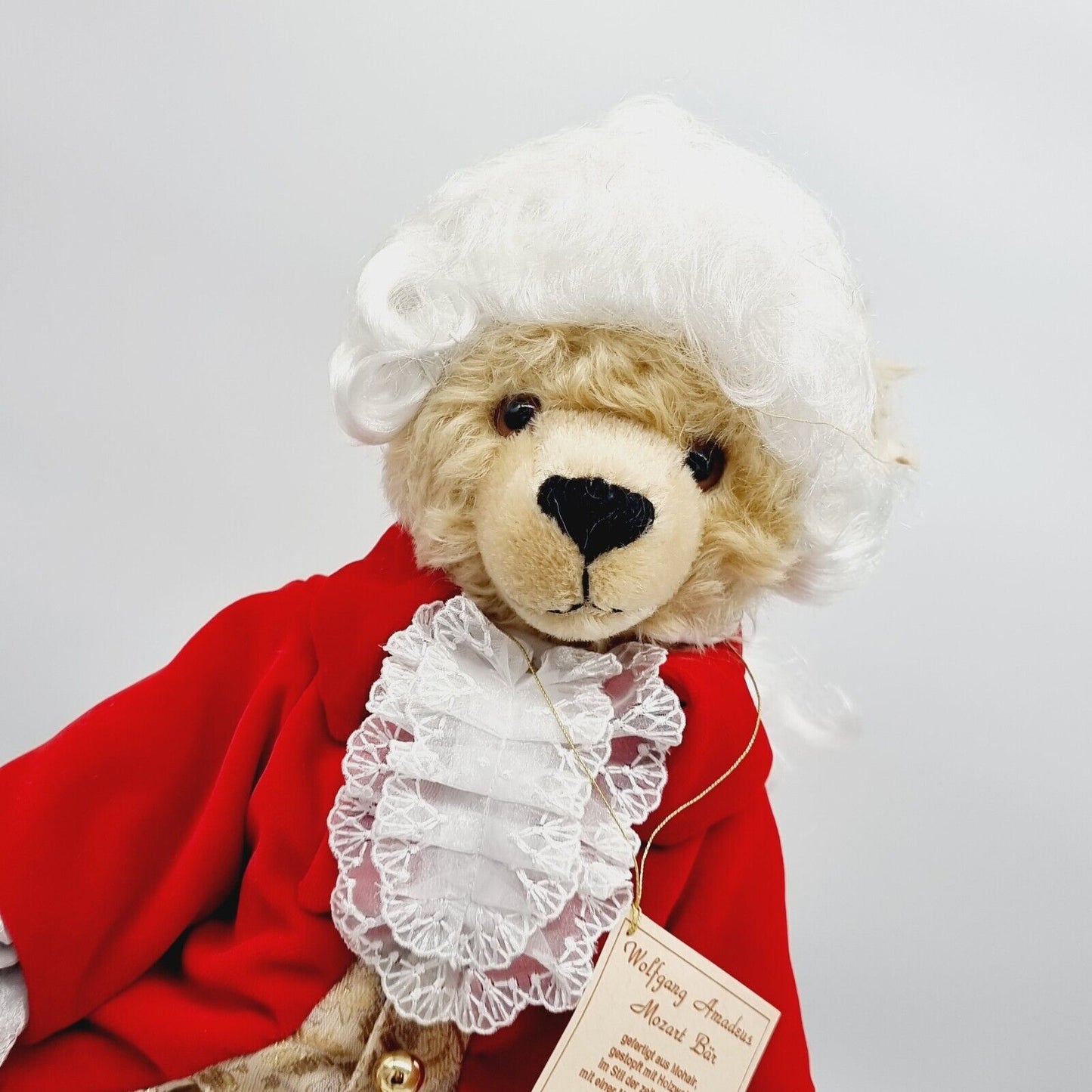 Hermann Coburg Teddybär Wolfgang Amadeus Mozart limitiert 500 42 cm Mohair