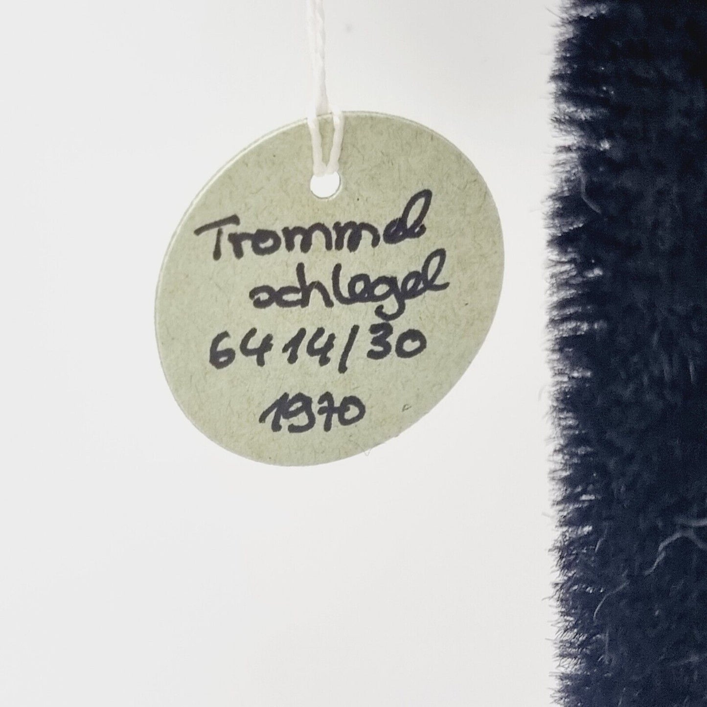 Steiff Archiv! Steiff 6413/30 Trommelschlägel 30 cm Jahr 1970 Mohair