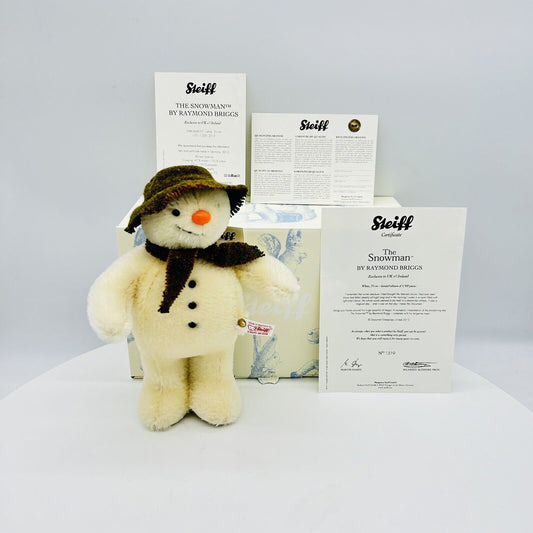 Steiff 664557 The Snowman von Raymond Briggs limitiert 1500 aus 2013 25 cm