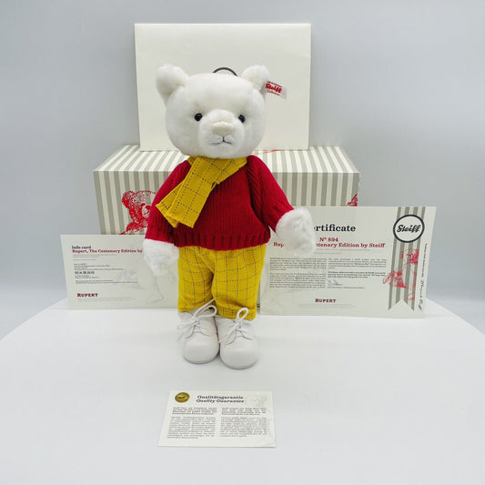Steiff Teddybär Rupert 690877 für Danbury Mint limitiert 5000 aus 2020 29cm