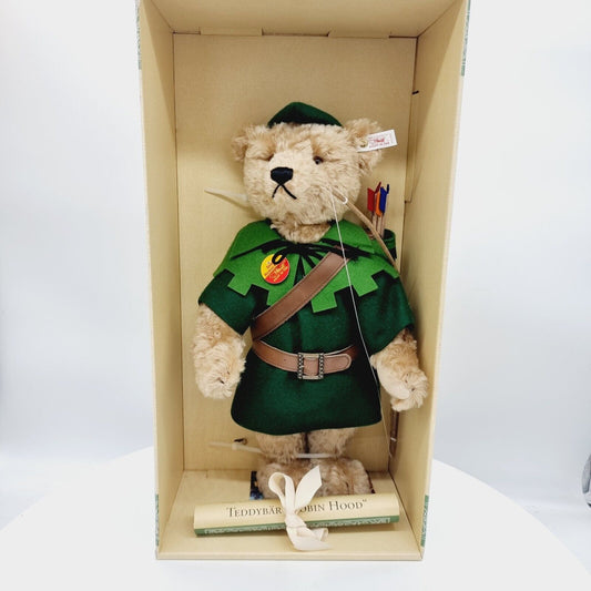 Steiff 655203 Teddybär Robin Hood limitiert 1500 aus 1996 45cm Mohair