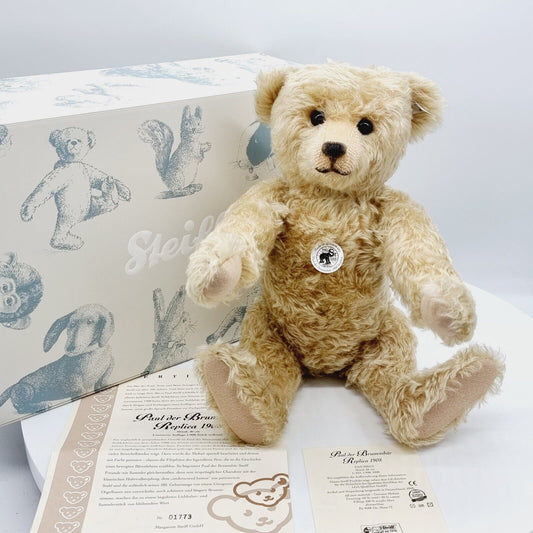 Steiff 400513 Teddybär Paul der Brummbär Replica 1908 blond imitiert 1908 46 cm