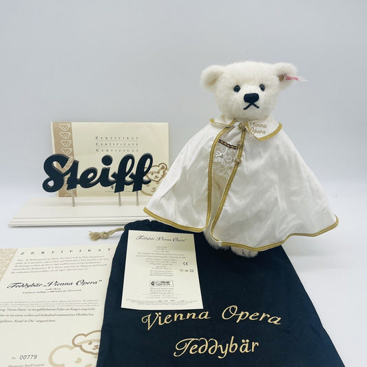 Steiff Vienna Opera Teddybär 672446 limitiert 1500 aus 2007 28cm Alpaca