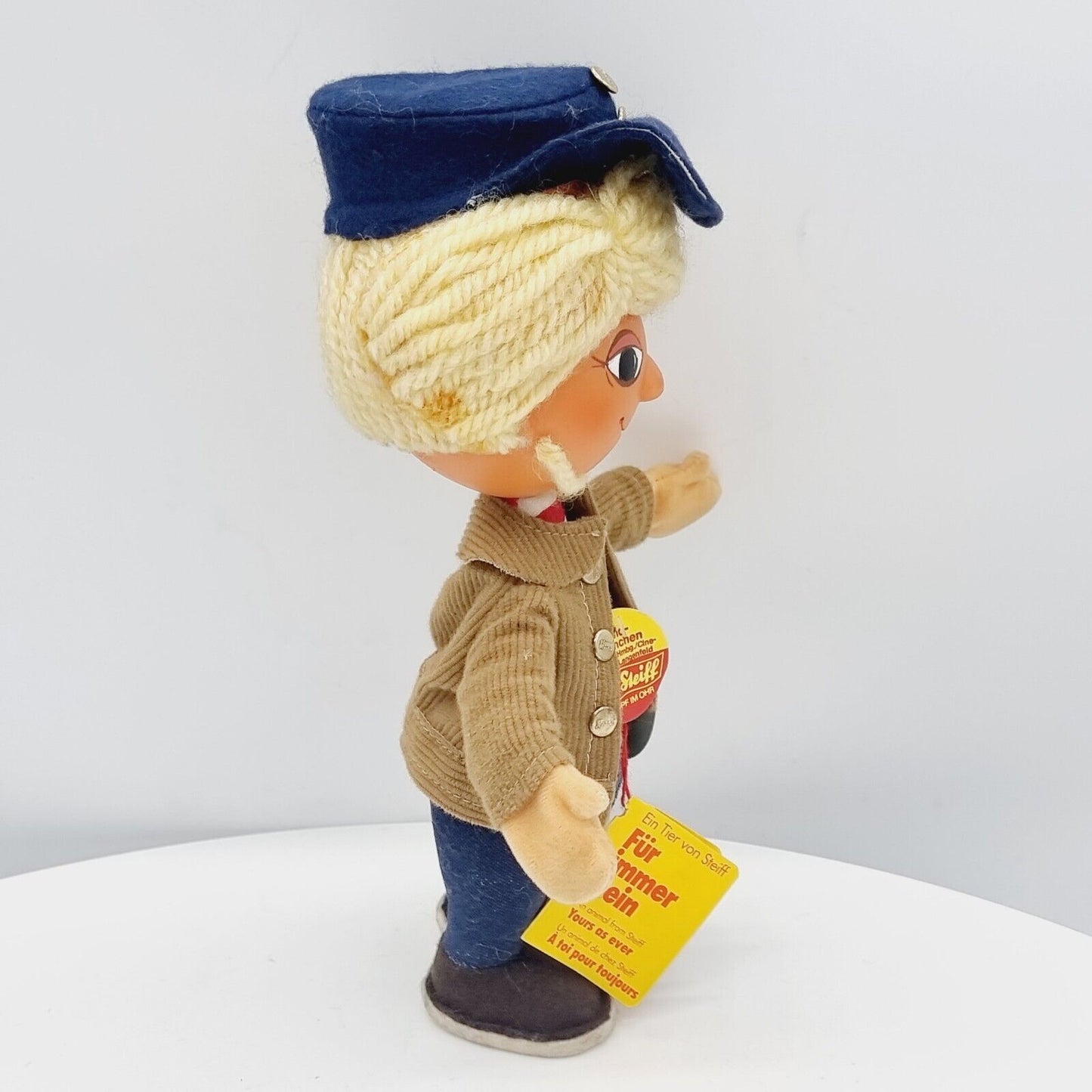 Steiff Archiv! Steiff 7853/25 Sandmännchen 25 cm Jahr 1979 PVC-Kopf