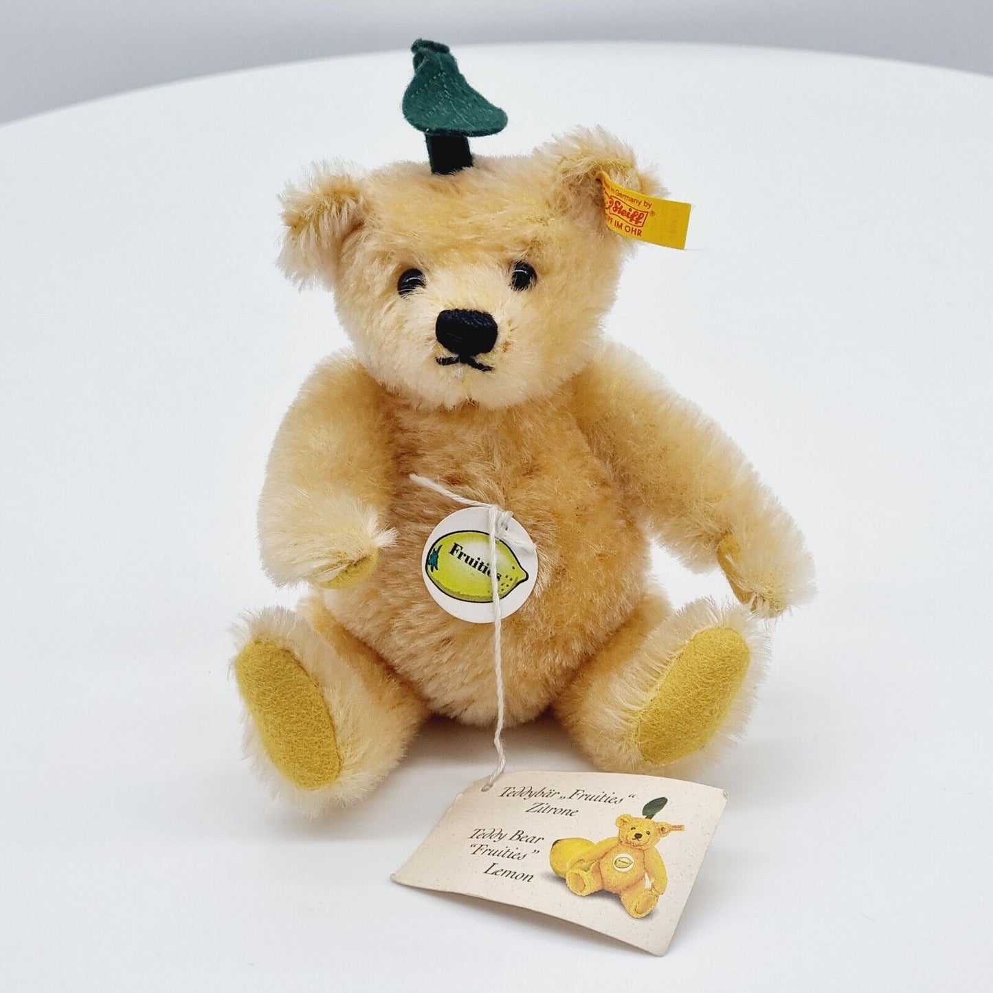 Steiff 028069 Fruities Teddybär Zitrone 17 cm Früchtchen Lemon mit Etikett