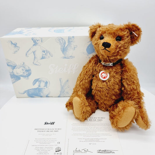 Steiff 663246 British Collectors Teddybär 38 cm 2009 limitiert 3000 Jahr