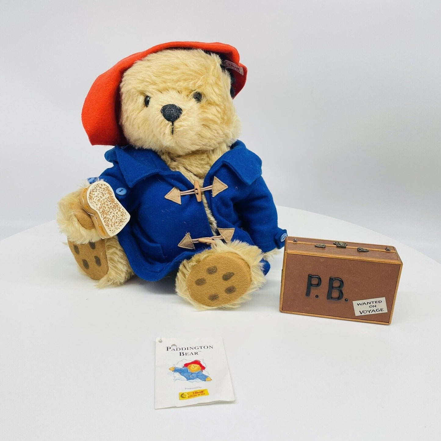 Steiff Teddybär Paddington Bear 354250 limitiert 5000 aus 2003 32cm Mohair