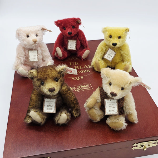 Steiff 654695 UK Baby Bear Set 1994 - 1998 Teddybär limitiert
