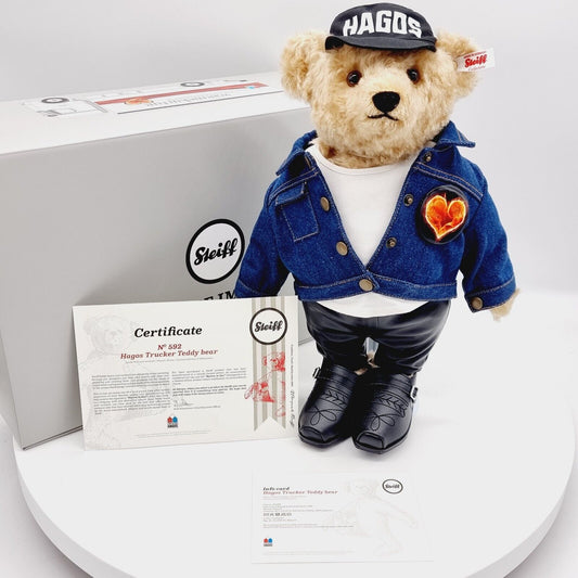 Steiff 991998 Teddybär Hagos limitiert 600 aus 2019 38 cm Mohair