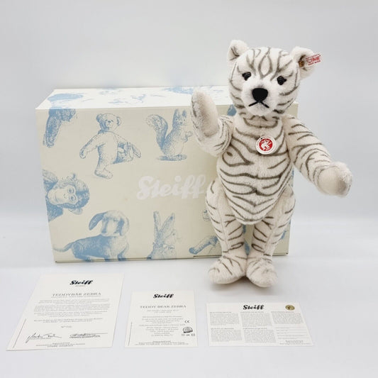 Steiff Teddybär Zebra 420283 limitiert 2009 aus 2009 40 cm Mohair