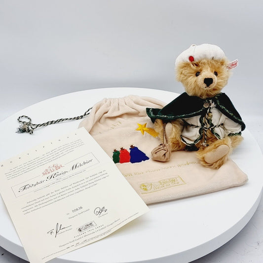 Steiff Teddybär König Melchior 655708 Karstadt  28 cm limitiert 1500 Staubbeutel
