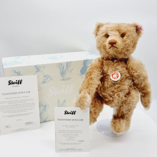 Steiff 036262 Teddybär Sinclair 36cm dunkelblond limitiert 1500 St. Jahr 2012