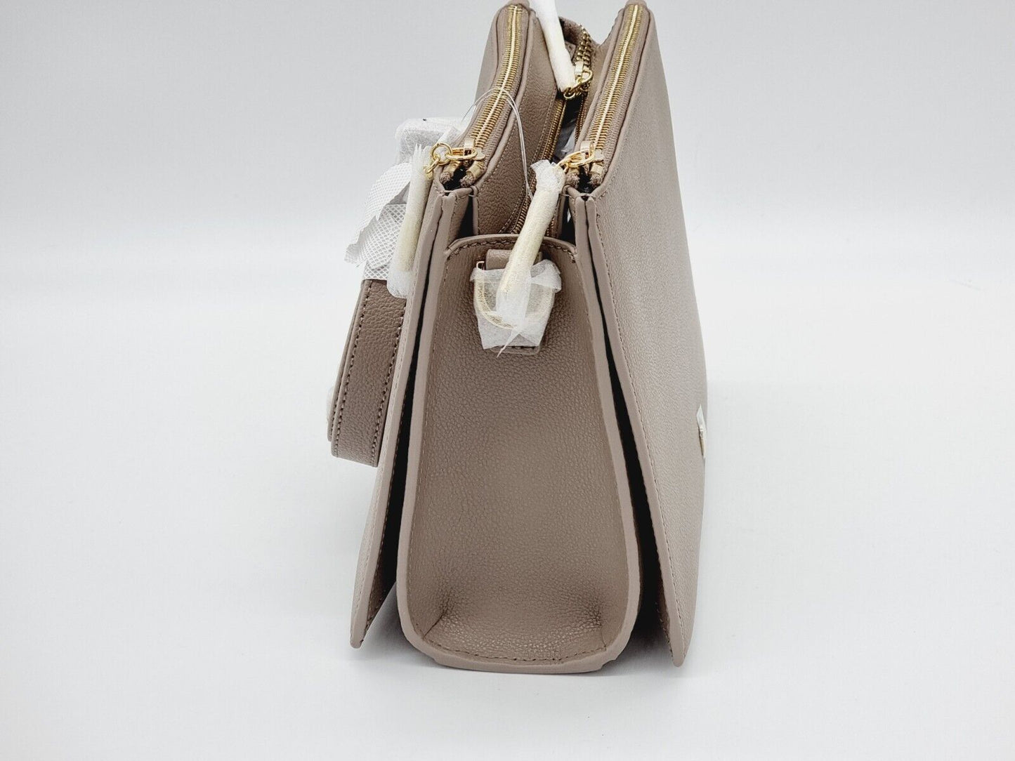 Aigner Handtasche Lana Taupe Leder Umhängetasche Bag Neu Umhängetasche