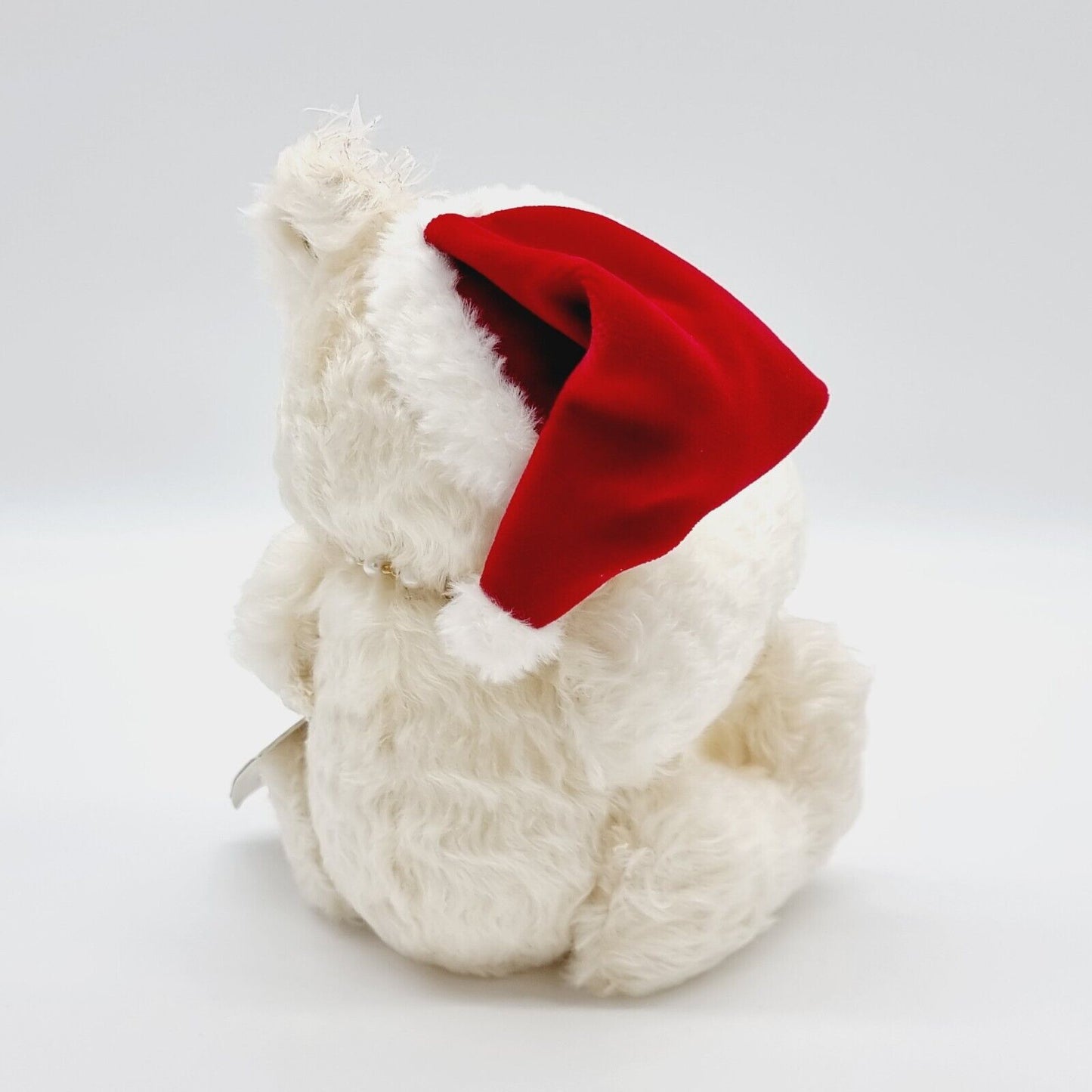 Steiff Teddybär Little Santa 2019 Pearl 678783 limitiert 1500 weiß 24 cm Mohair