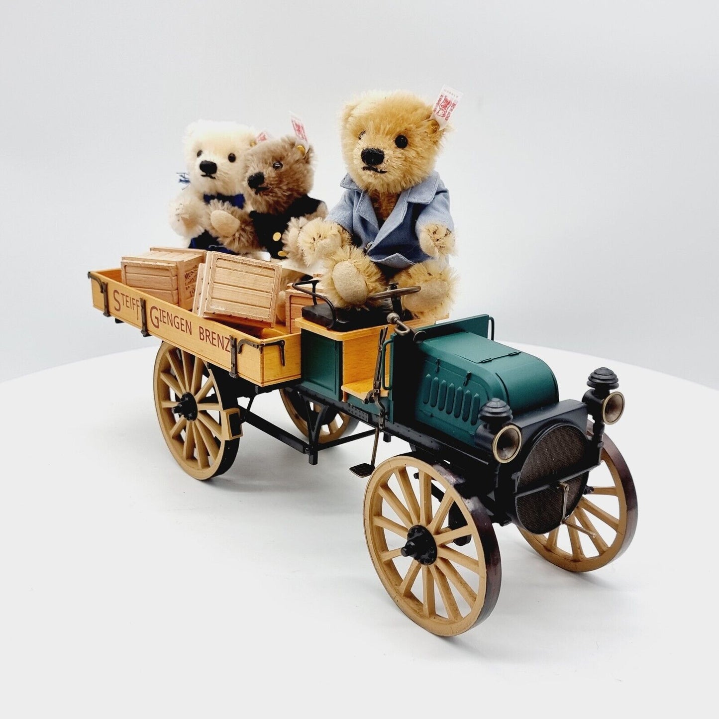 Nr. 31! Steiff 038914 Lieferwagen mit Teddybären limitiert 1200 aus 2003 12 cm