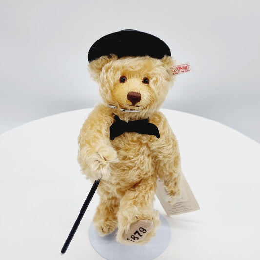 Nr. 111! Steiff 655746 Teddybär Leonhard 125 Jahre Jubiläum limitiert Gehstock
