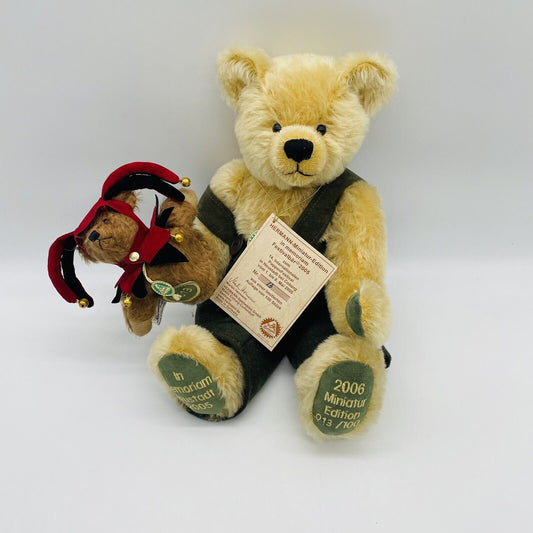 Hermann Coburg Festival Bär 2005 mit Handpuppe Harlekin limitiert 100 Nr. 7