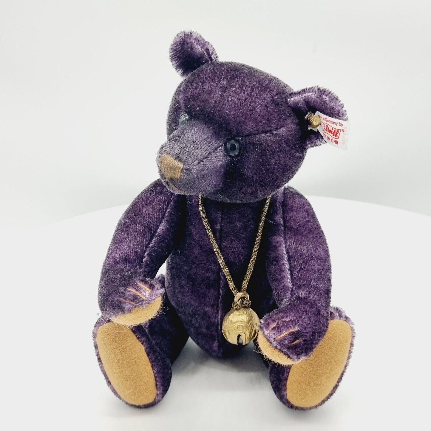 Steiff 035739 Teddybär Monty limitiert 1500 aus 2012 28 cm Mohair aubergine