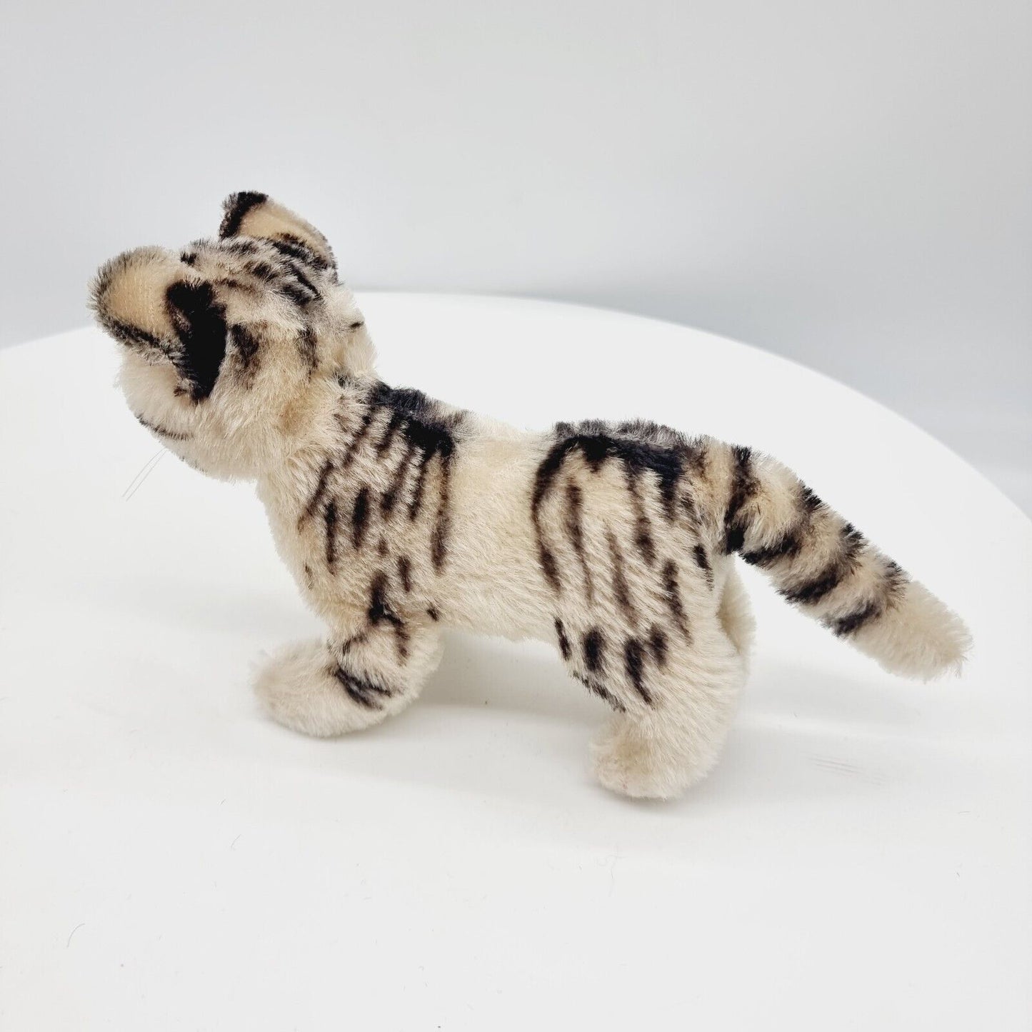 Steiff Katze Tabby 17 cm stehend grau gestromelt