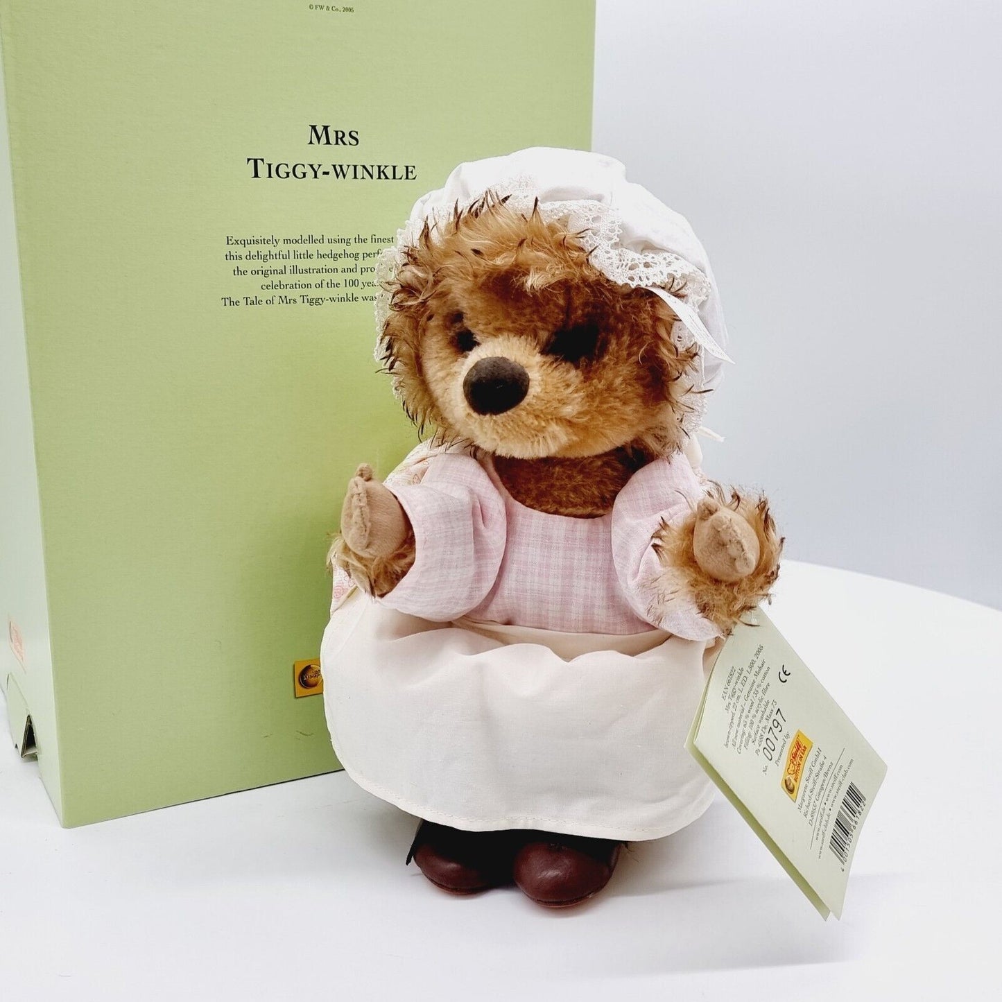 Steiff 661822 Beatrix Potter Mrs. Tiggy-Winkle limitiert 1500 aus 2005 22 cm