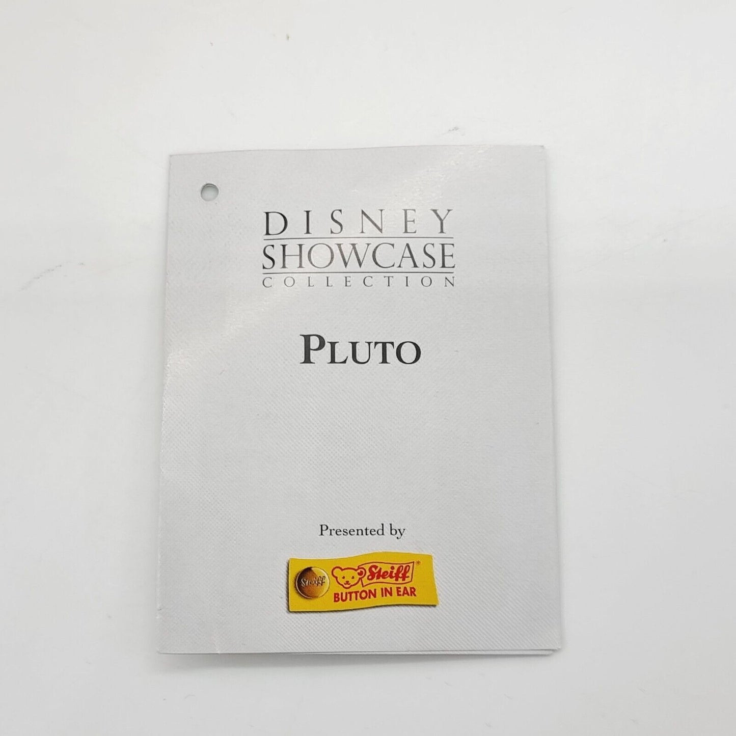 Steiff 651809 Disney Showcase Pluto limitiert 5000 aus 2001 27 cm Mohair