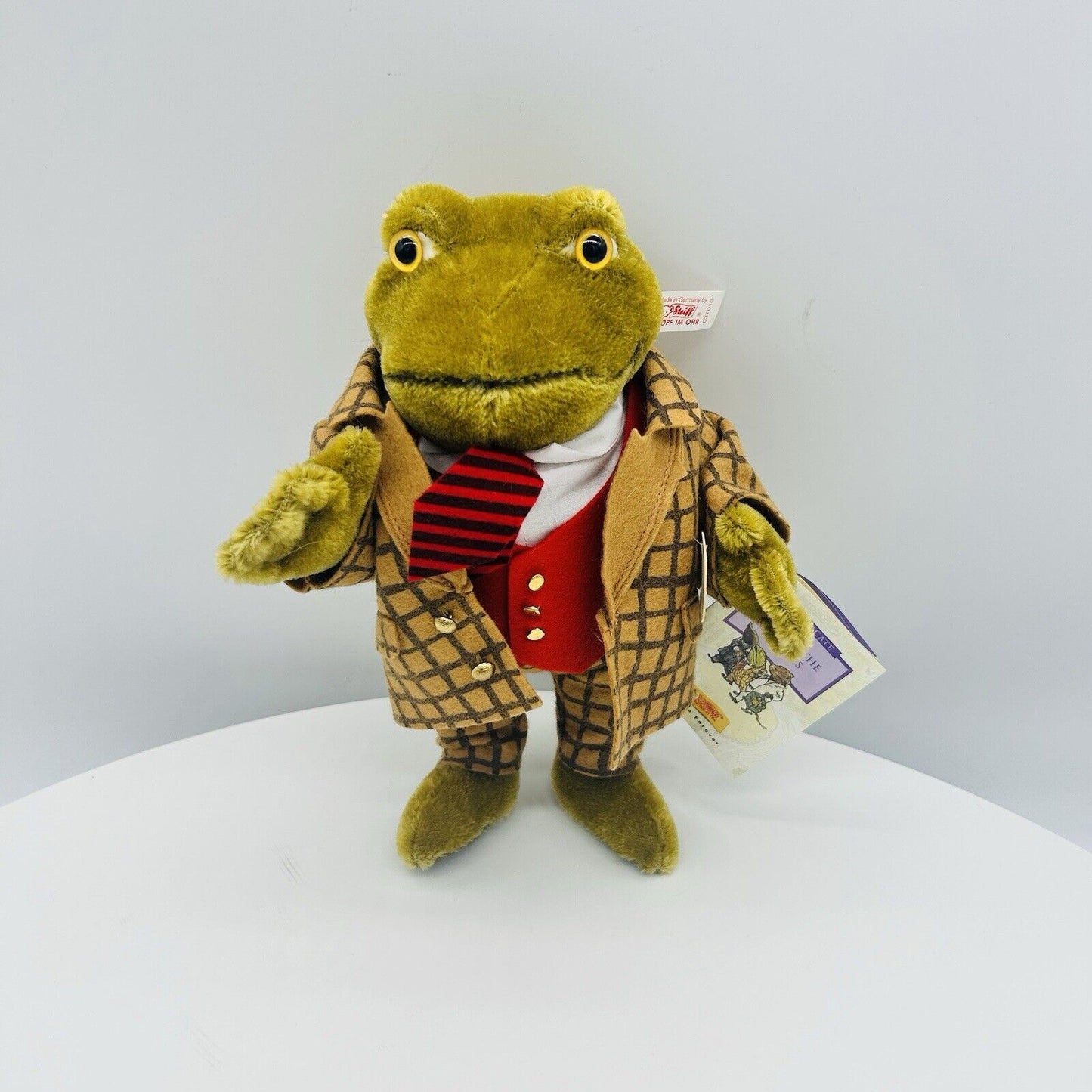 Steiff 037016 Kröte Toad aus The Wind in the Willows limitiert 4000 aus 1998