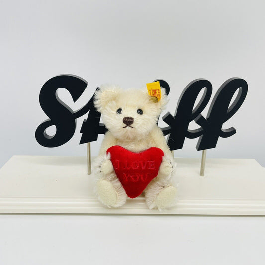 Steiff Classic Teddybär I love you 002885 12cm Mohair