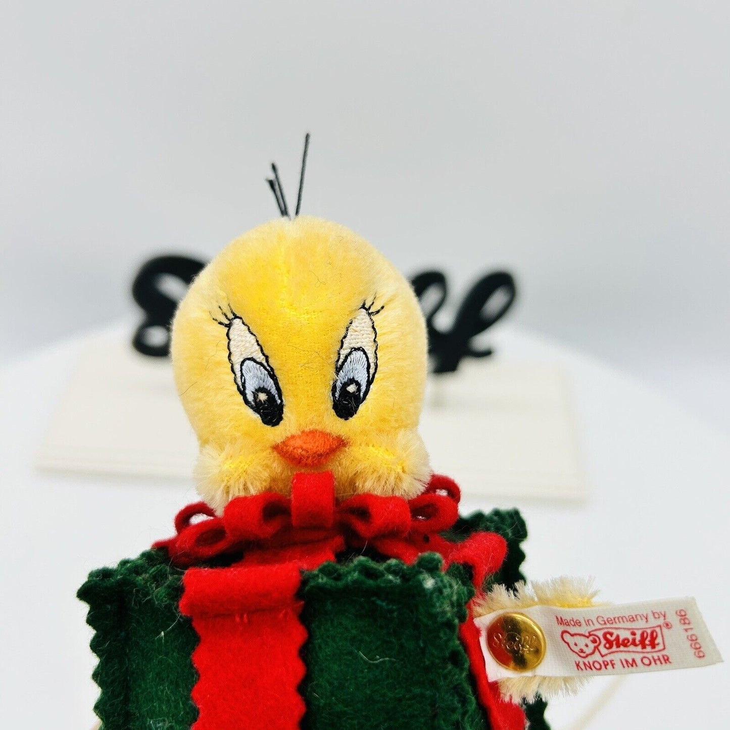 Steiff 666186 Tweety Ornament aus Looney Tunes limitiert 2500 12 cm Mohair