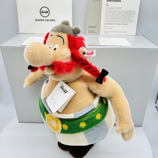 Nr. 111! Steiff 674457 Obelix aus Asterix und Obelix limitiert 750 aus 2017 46cm