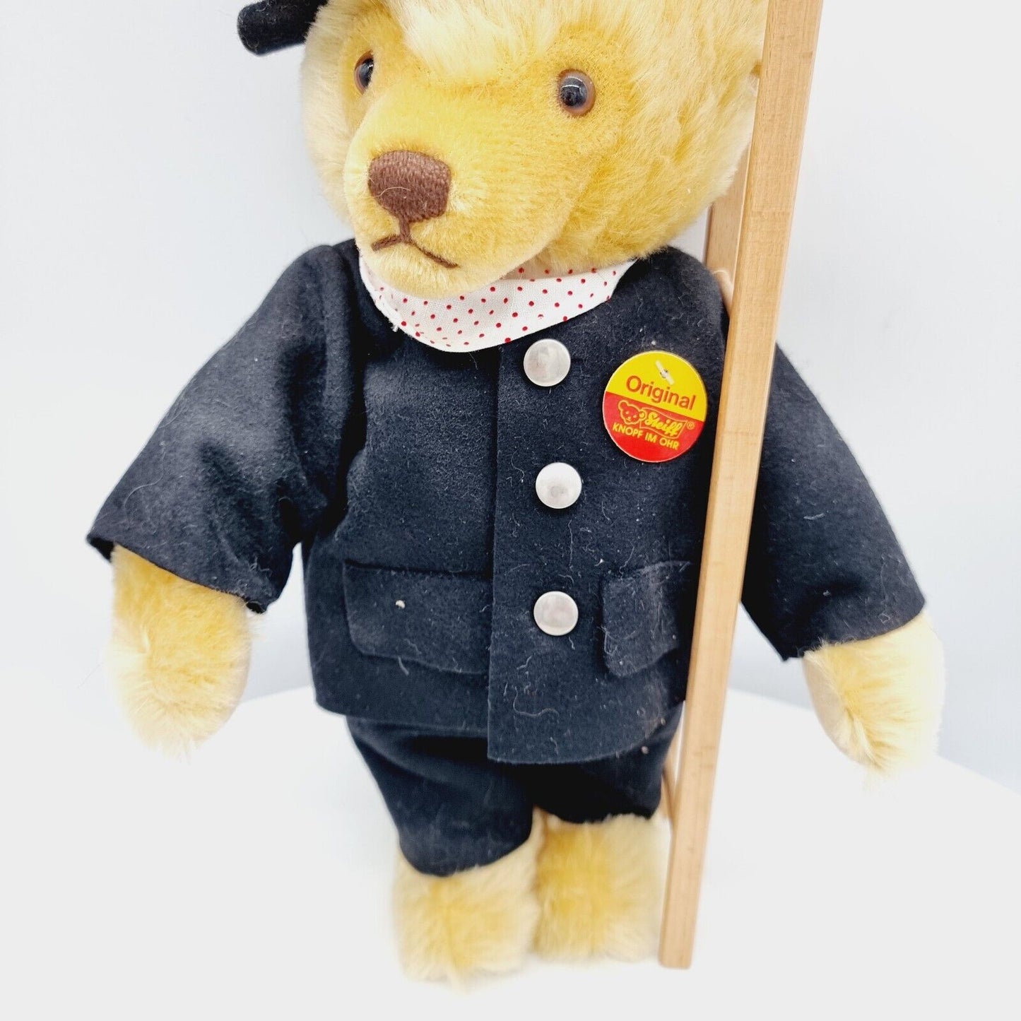 Steiff 028540 Kaminfeger Teddybär Classic Edition mit Brustschild und Leiter