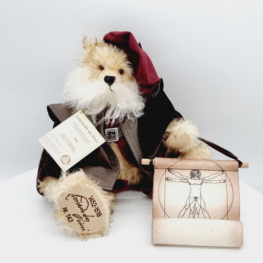 Hermann Coburg 19042-2 Teddybär Leonardo da Vinci limitiert 1000 42 cm