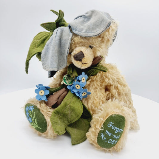 Hermann Coburg Teddybär Blumenkinder Vergissmeinnicht limitiert 500