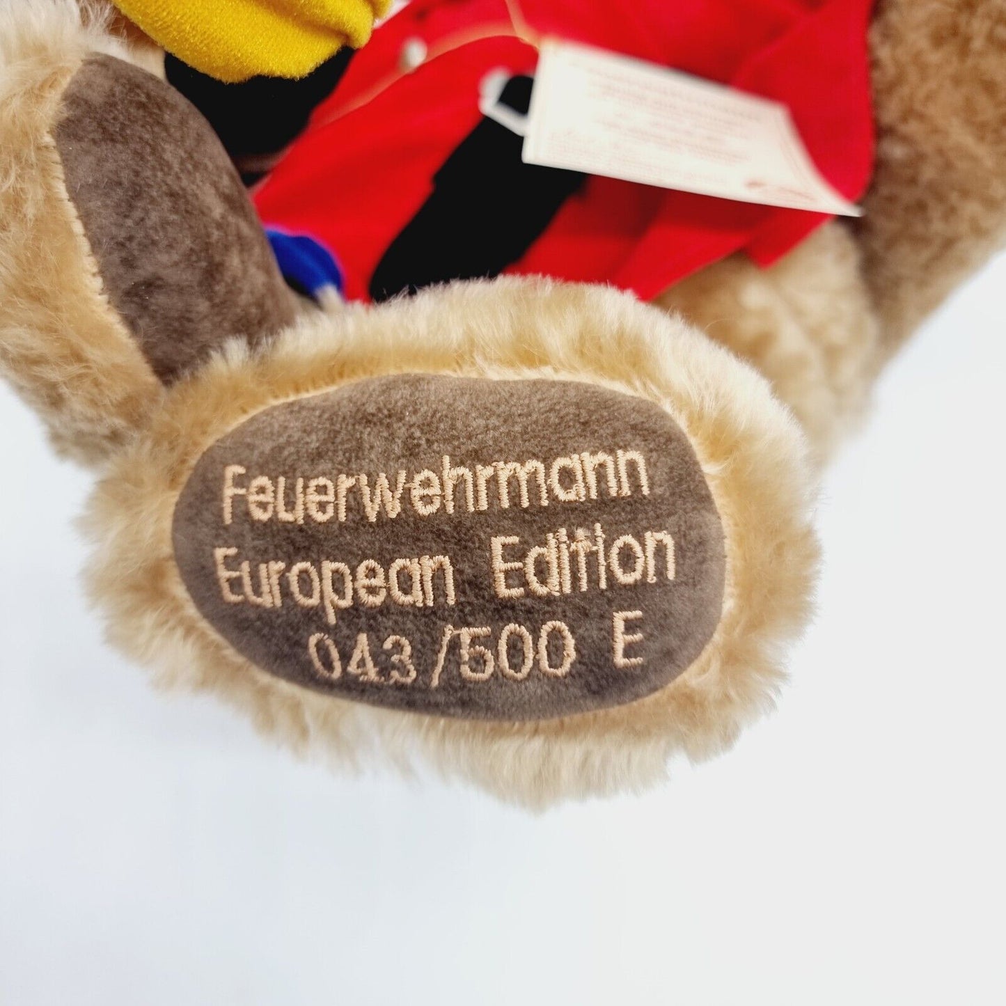 Hermann Coburg Teddybär Feuerwehrmann European Edition limitiert 500 aus 1999