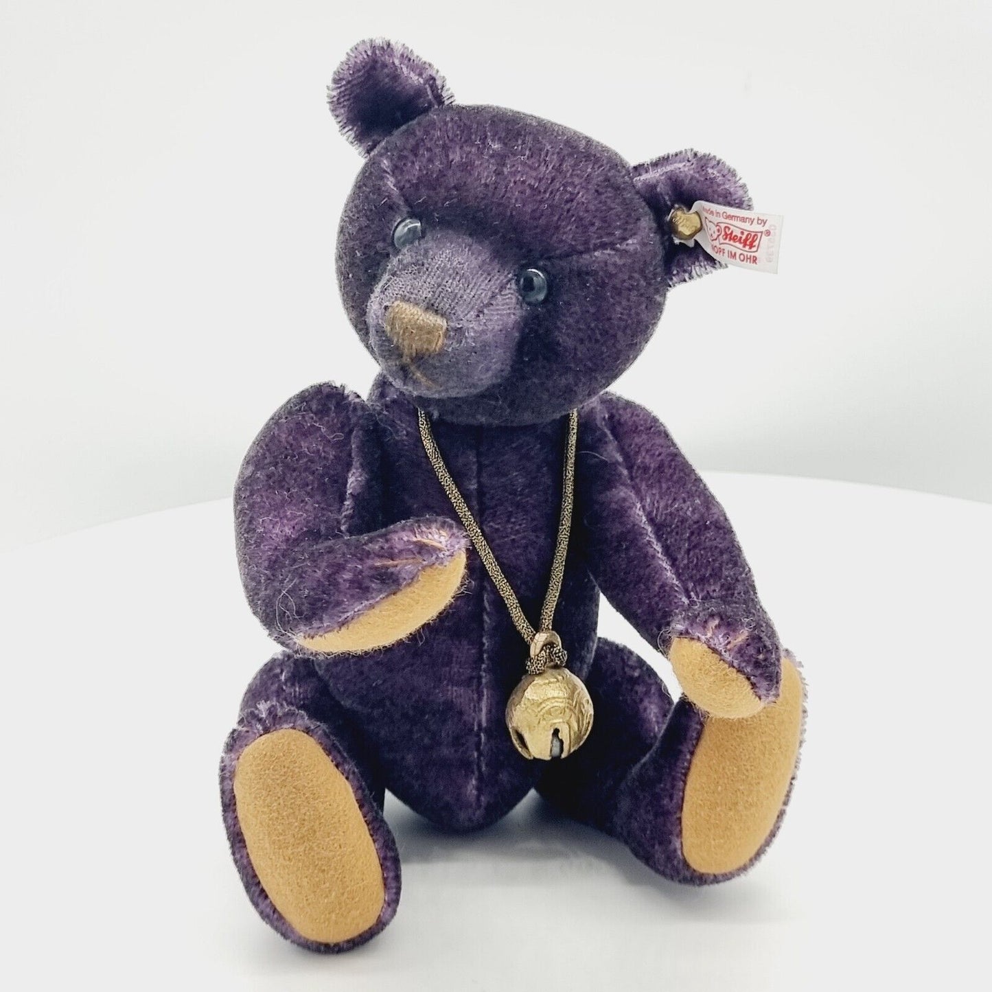 Steiff 035739 Teddybär Monty limitiert 1500 aus 2012 28 cm Mohair aubergine