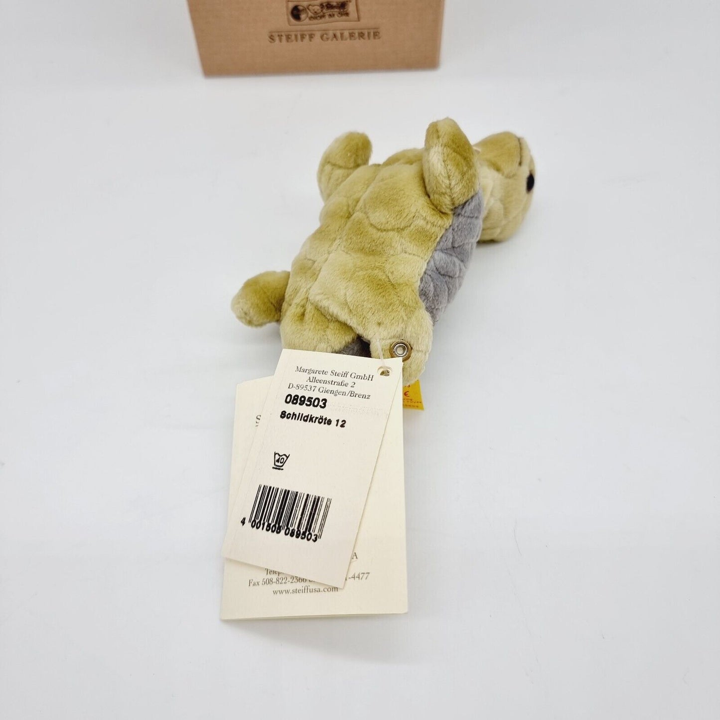 Steiff 089503 Schildkröte 12 cm mit Originalverpackung