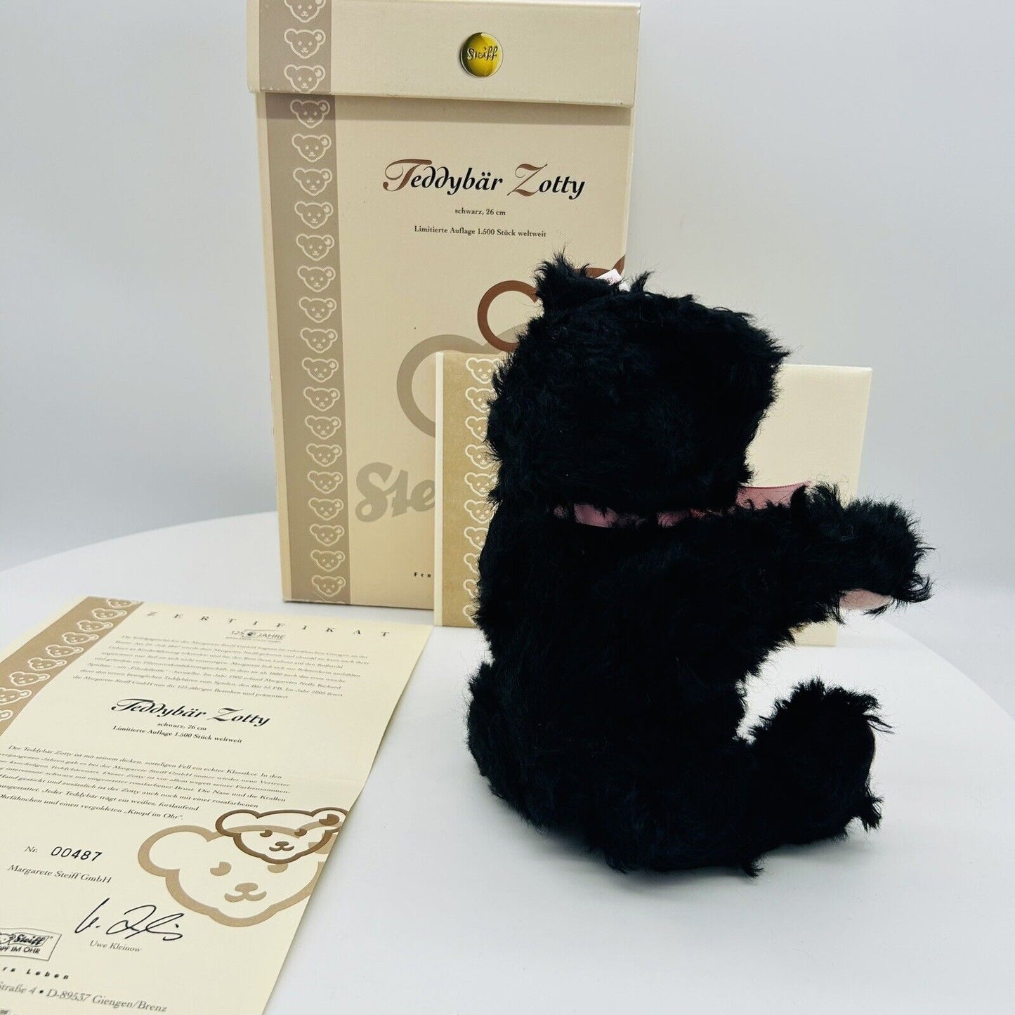 Steiff 662102 Teddybär Zotty limitiert 1500 aus 2005 26 cm Mohair