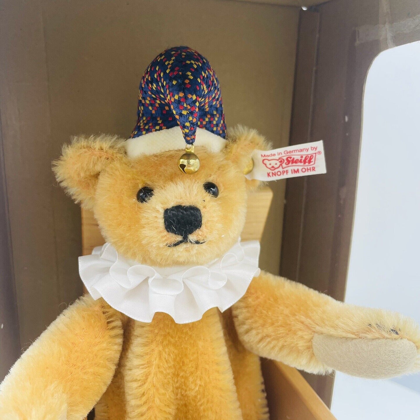 Steiff Teddybär Jack in the Box limitiert 3000 aus 2003 23cm Mohair