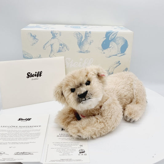 Steiff 036552 Leo Löwe Masterpiece blond 35 cm 2009 limitiert 3000 Exemplare