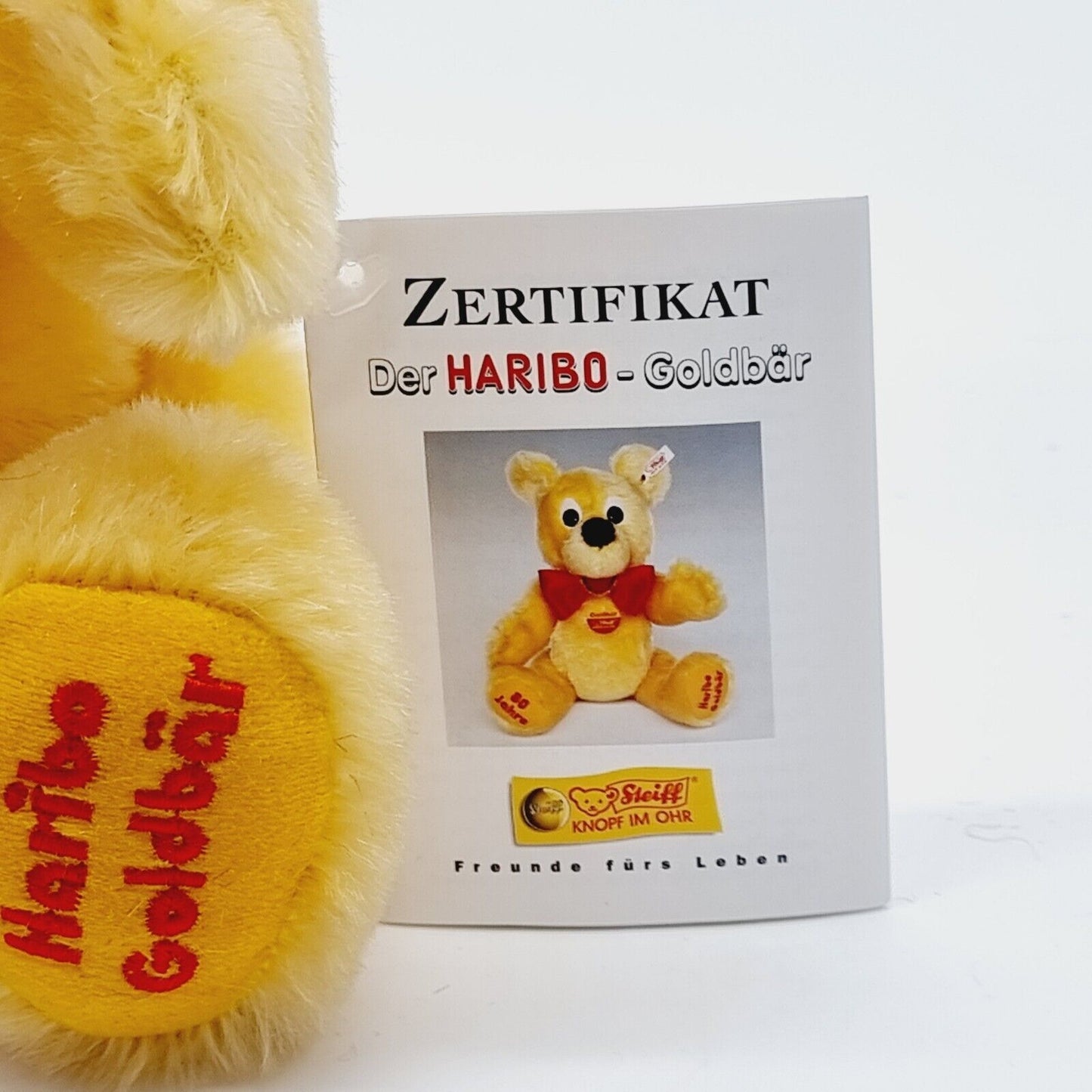 Steiff 354151 Teddybär Haribo Goldbär limitiert 5000 aus 2002 30 cm Mohair