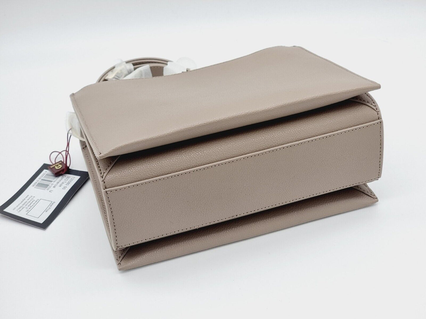 Aigner Handtasche Lana Taupe Leder Umhängetasche Bag Neu Umhängetasche