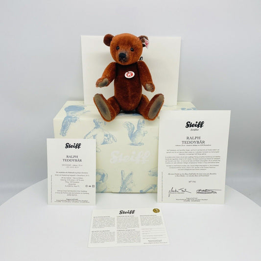 Steiff Teddybär Ralph 036569 limitiert 2010 aus 2010 22cm Mohair