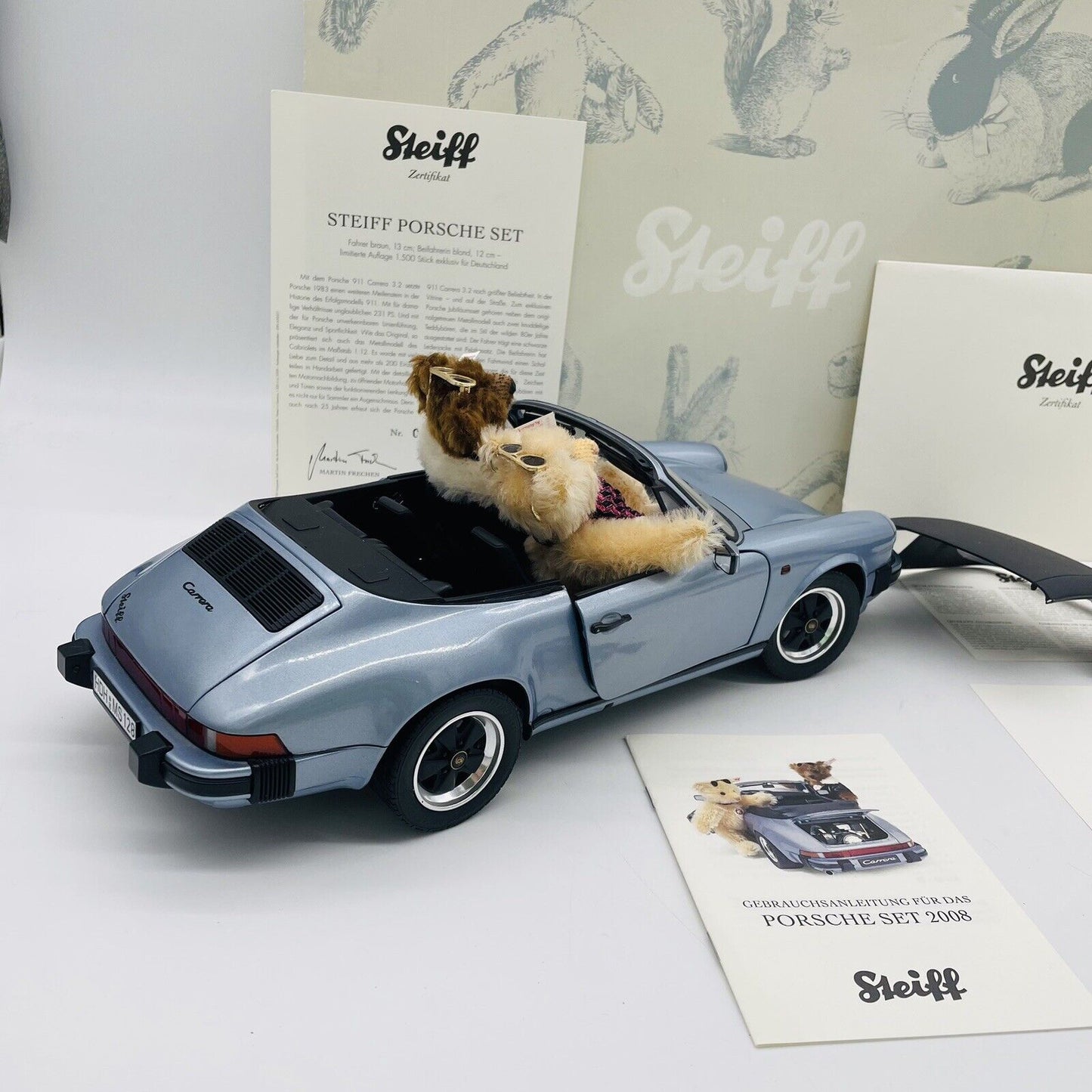 Steiff Porsche Set 656521 limitiert 1500 Nr. 100