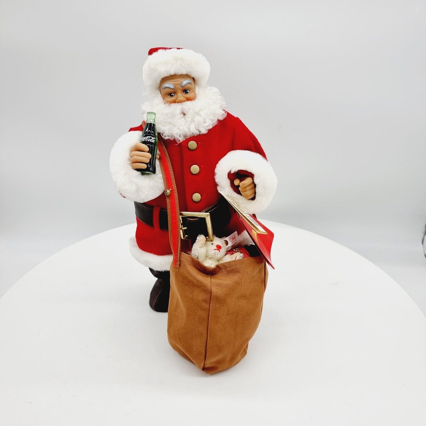 Steiff 670350 Coca Cola Santa Claus mit Teddybär limitiert 10000 35 cm