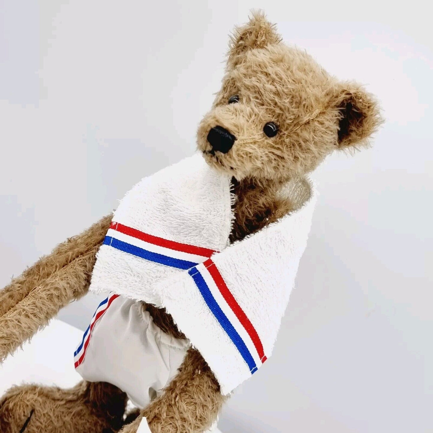 Hermann Teddy Original Teddybär Arnold der Athlet limitiert 800 35 cm Mohair