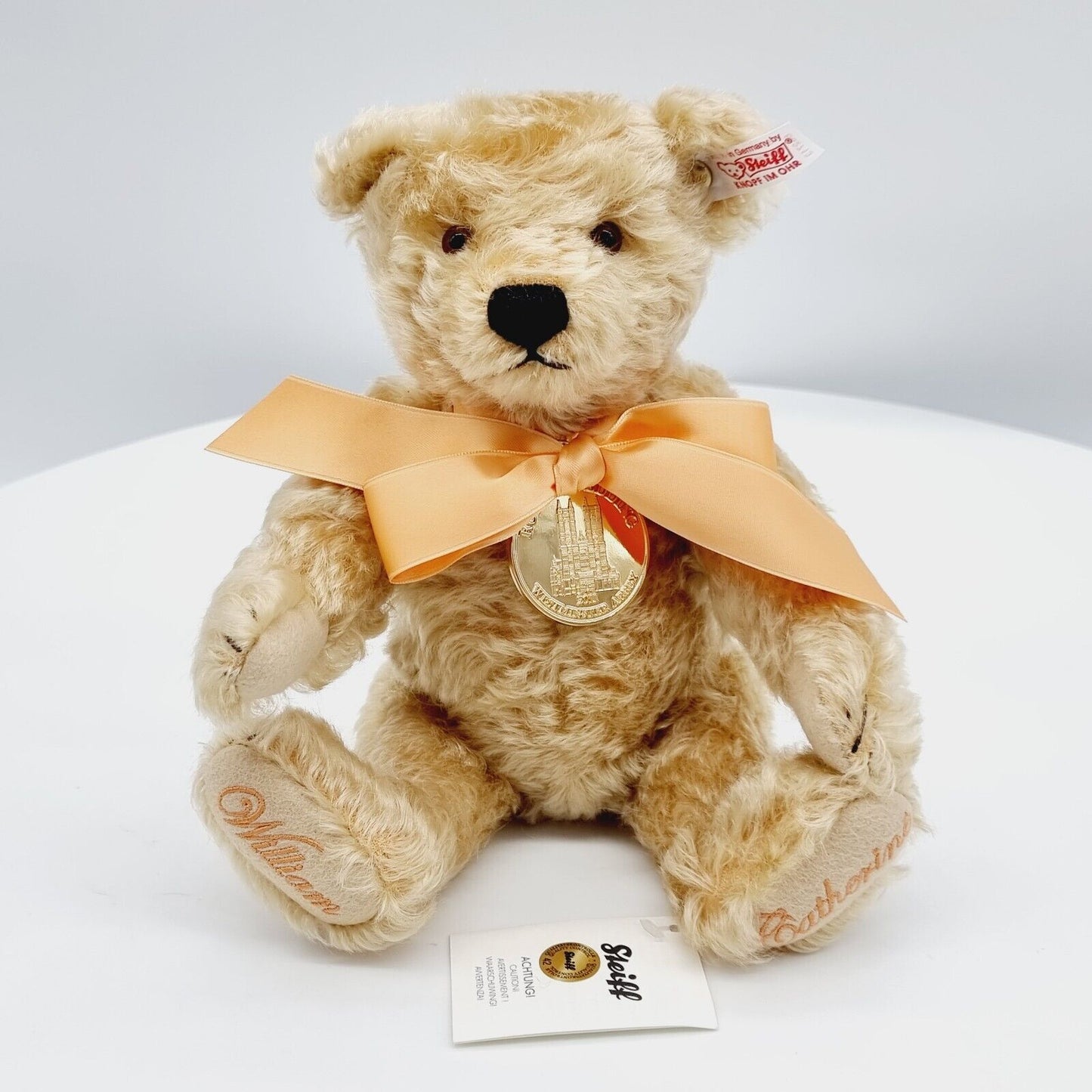 Nr. 16! Steiff 662713 Teddybär Royal Wedding Bear William & Catherine 25 cm